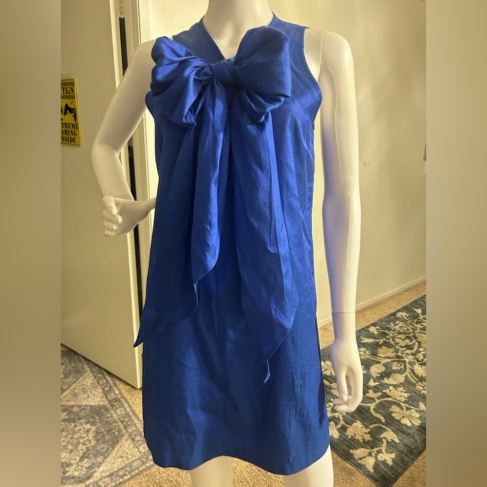 BB Dakota Royal blue dress with bow